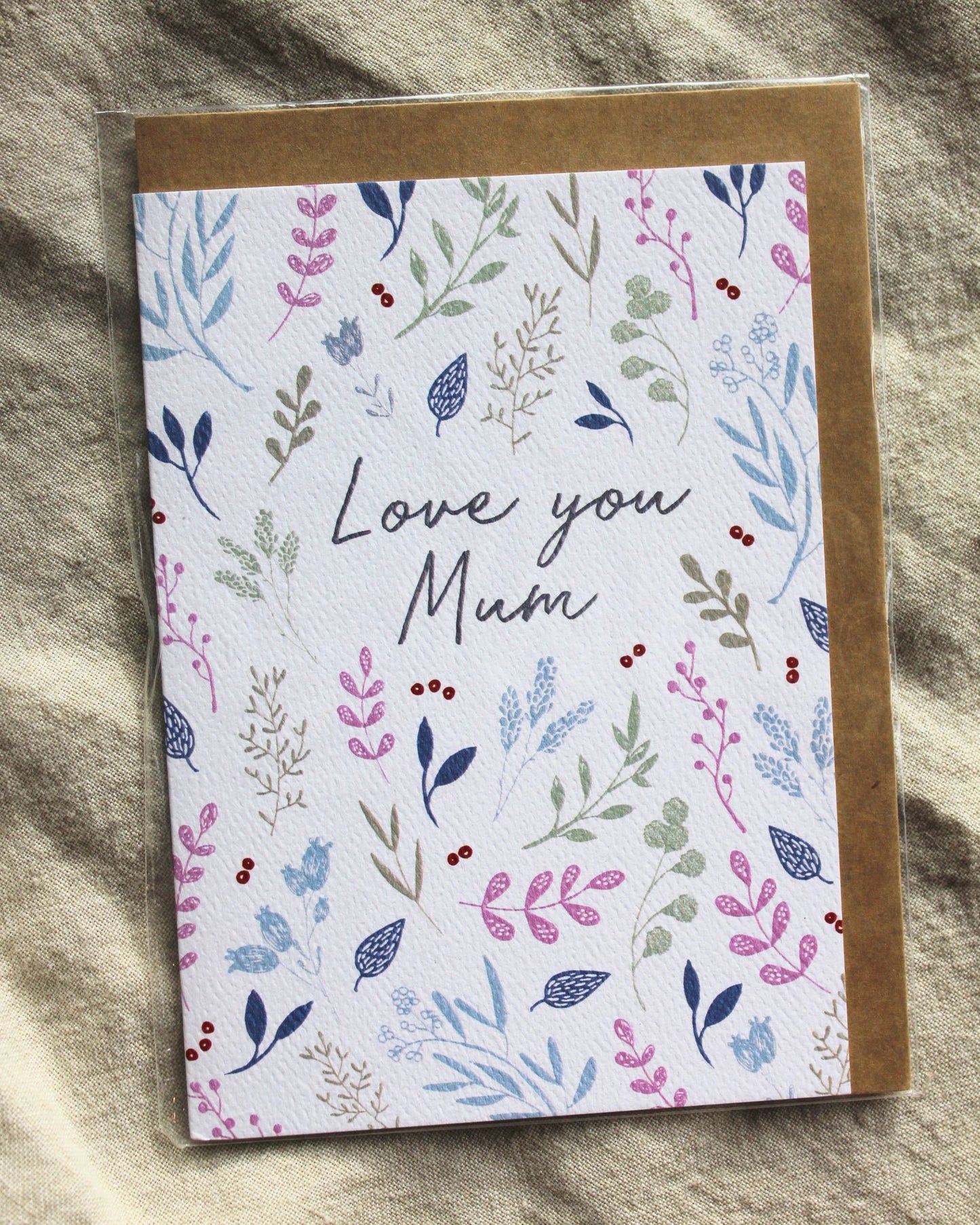 LOVE YOU MUM - GREETING CARD