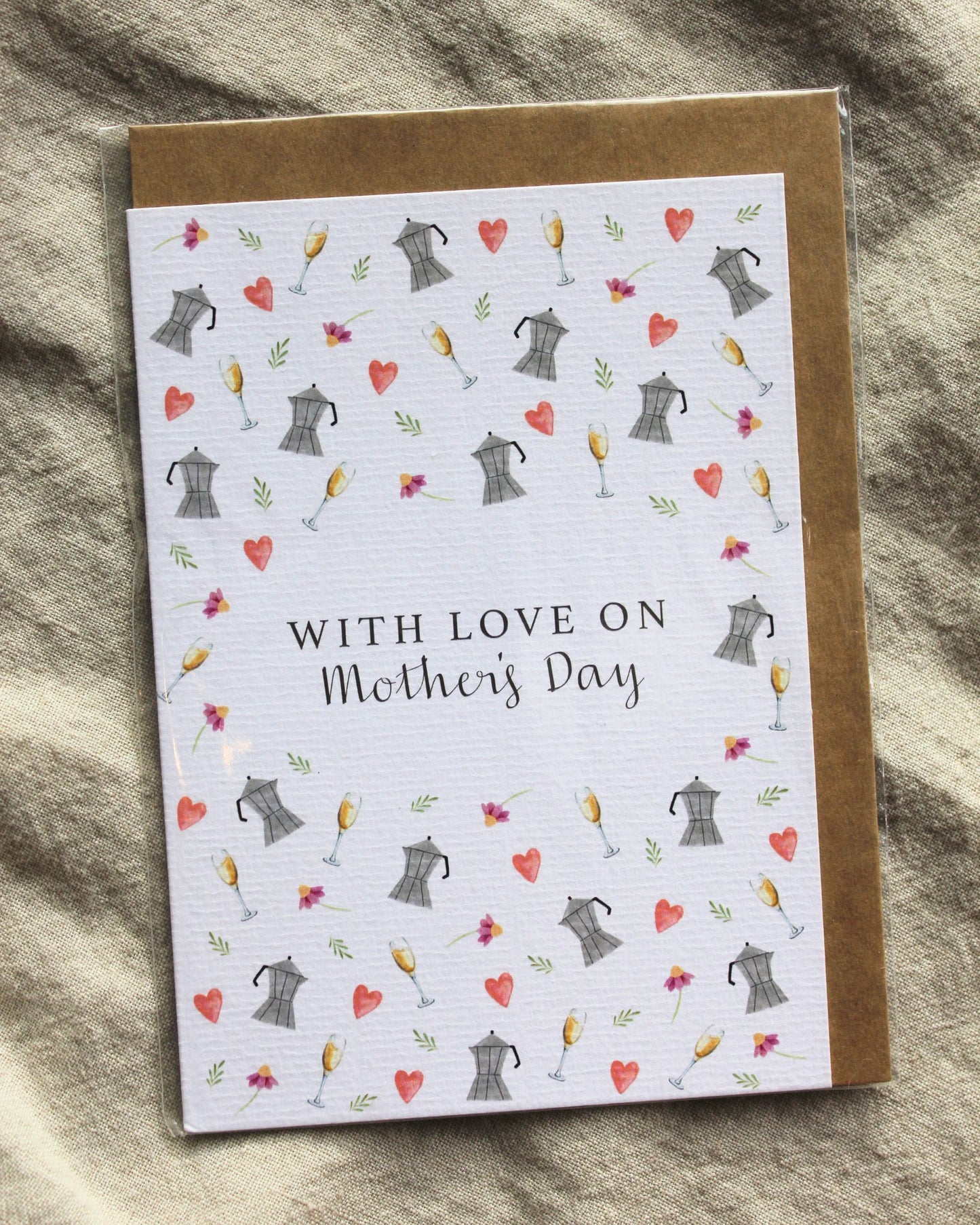 WITH LOVE ON MOTHER'S DAY - GREETING CARD