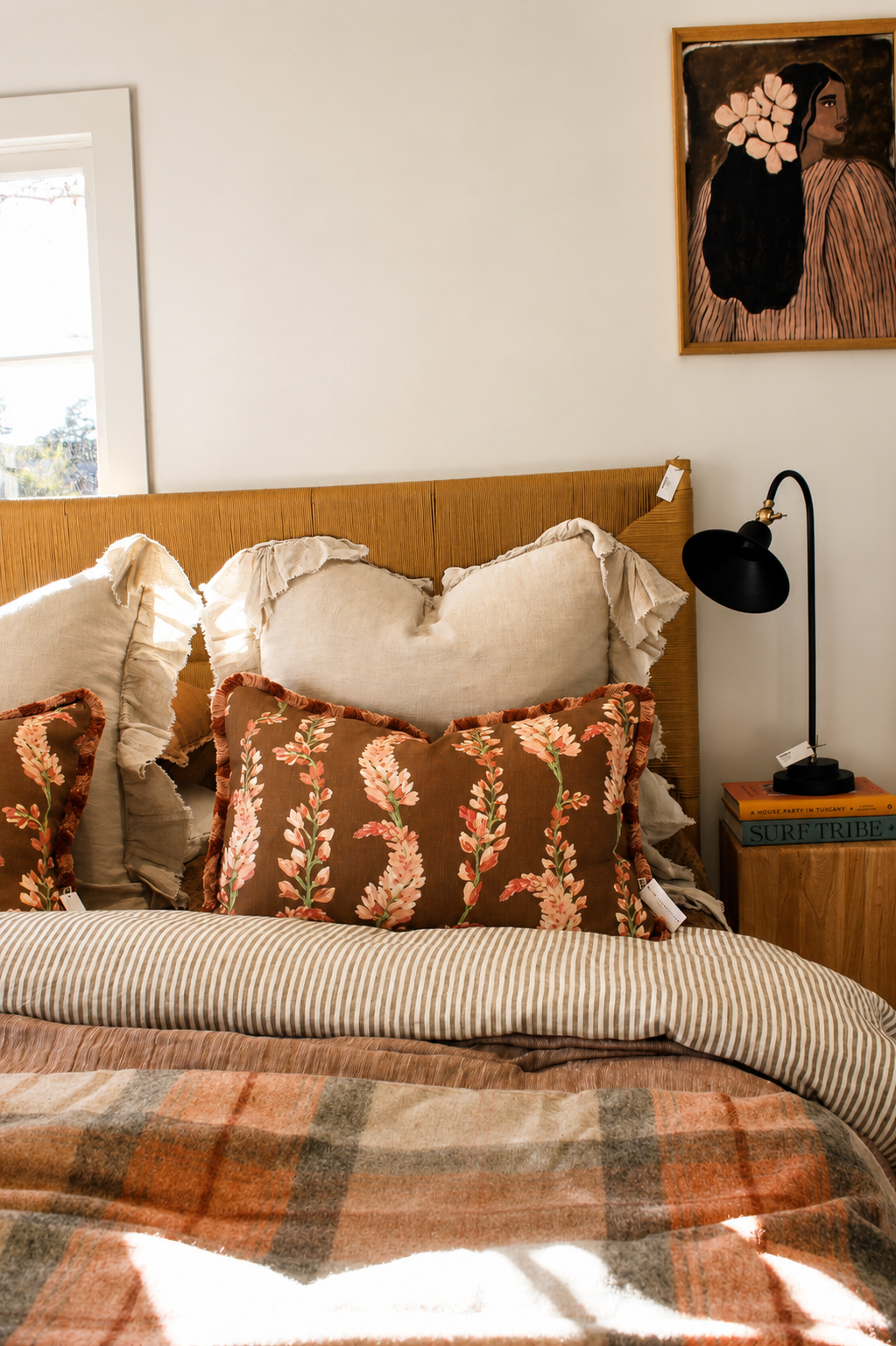 Skye NZ Wool Throw - Coral