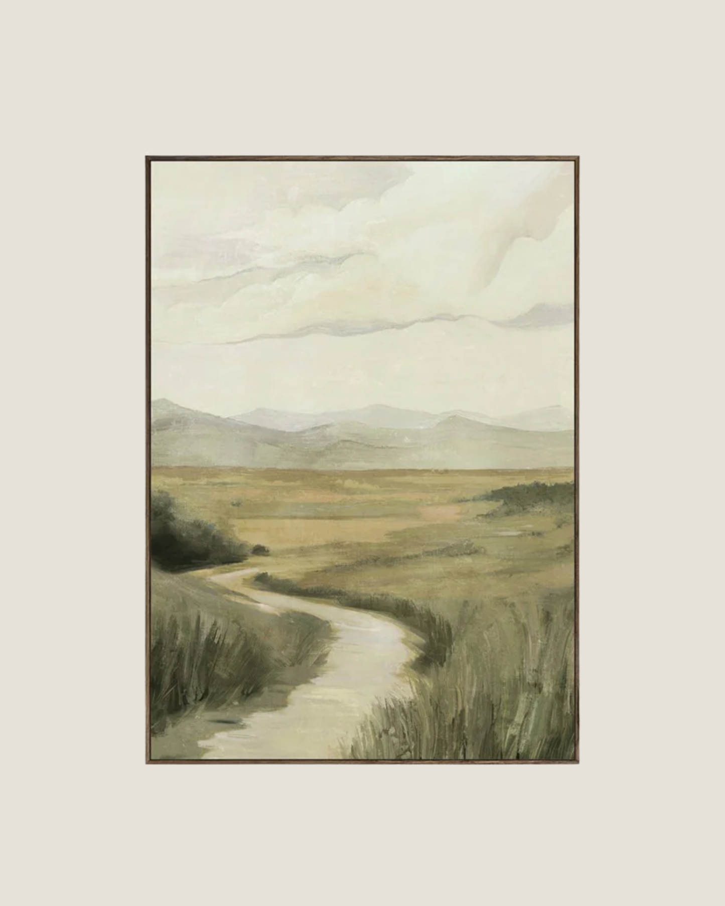 FRAMED CANVAS - HAND EMBELLISHED - LORNE
