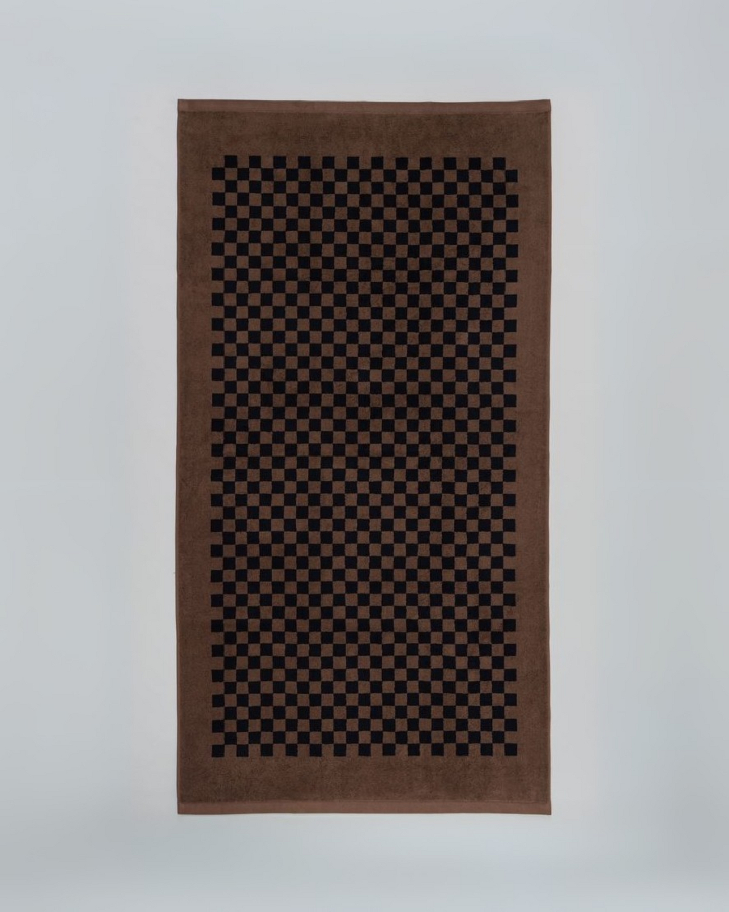ROMAN POOL TOWEL - TABAC & NOIR