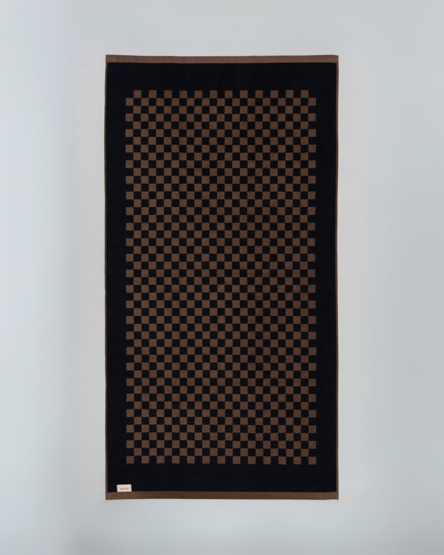 ROMAN POOL TOWEL - TABAC & NOIR