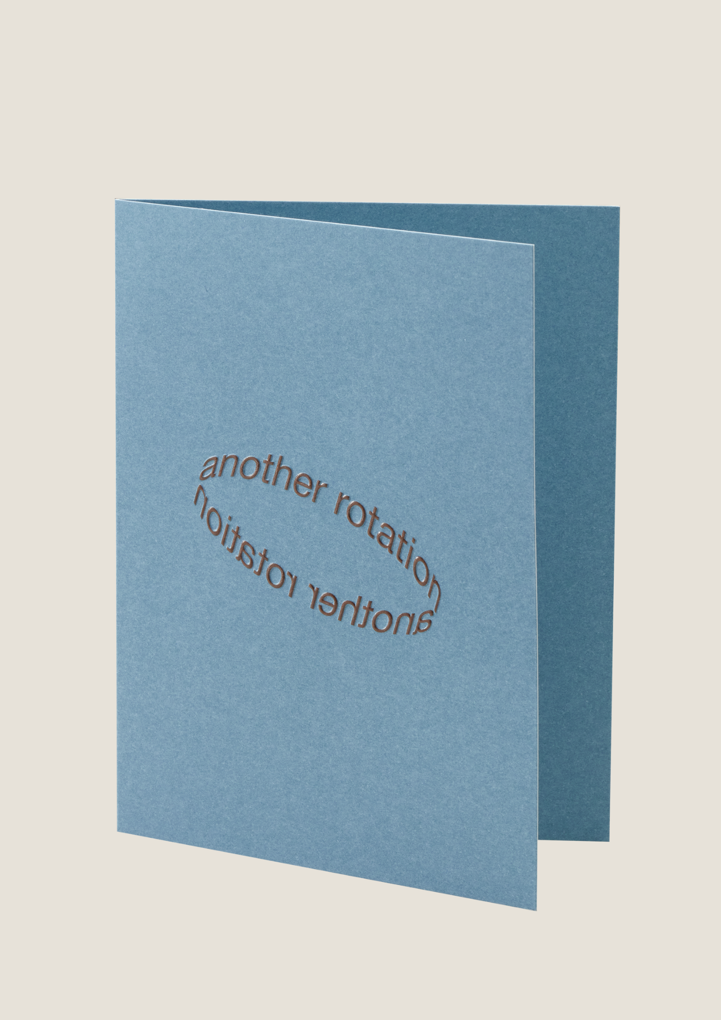 ANOTHER ROTATION - SHORT TALK GREETING CARD