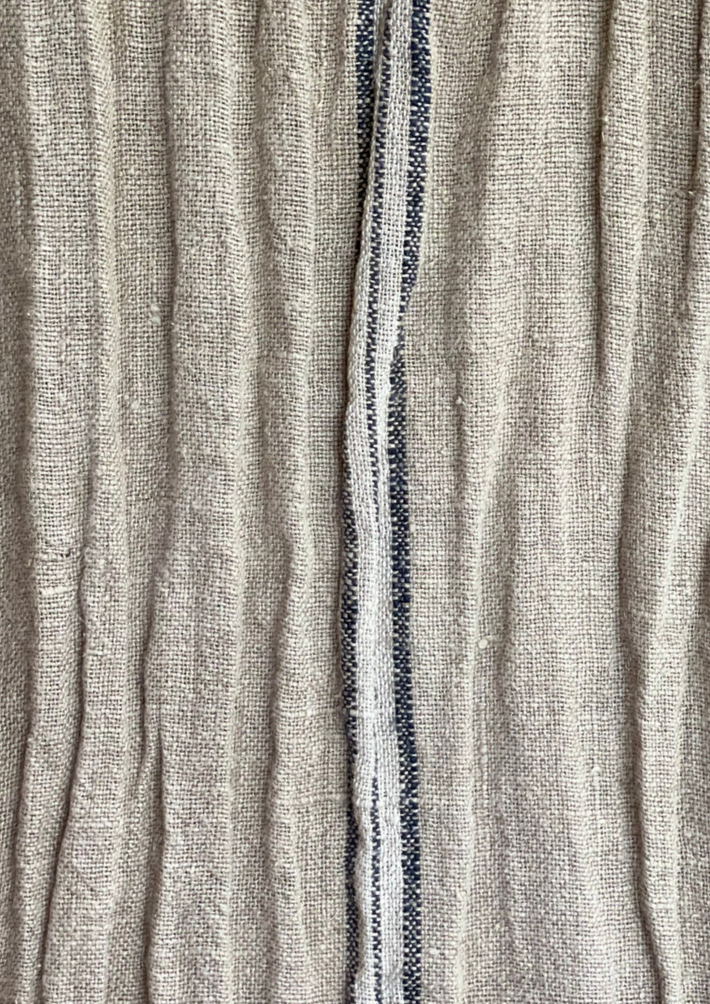 ANGASTON BED THROW - BLUE STRIPE 150 X 220CM