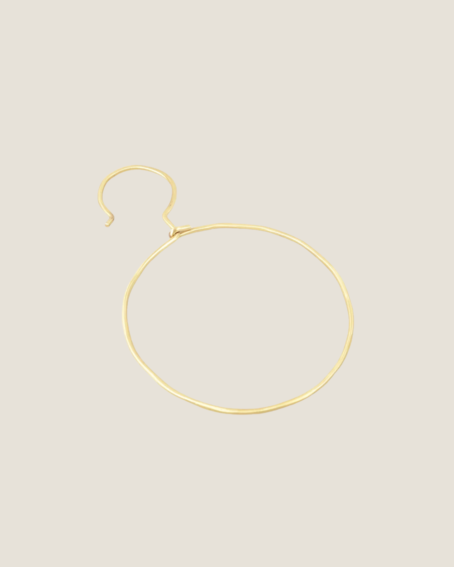 ROUND SCARF HANGER - BRASS