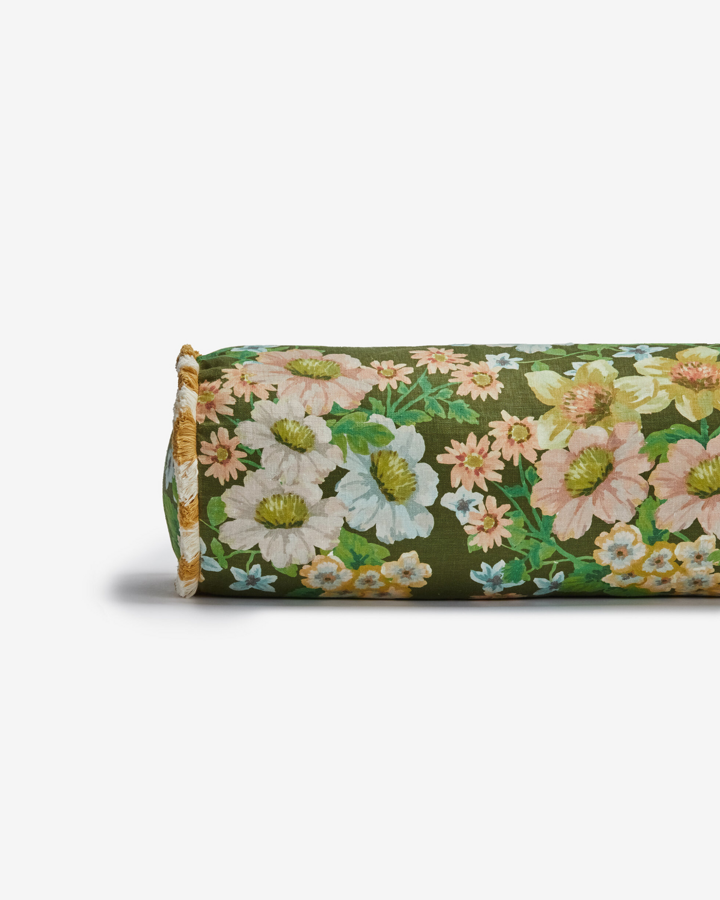 BUTTERCUP - OLIVE LINEN BOLSTER