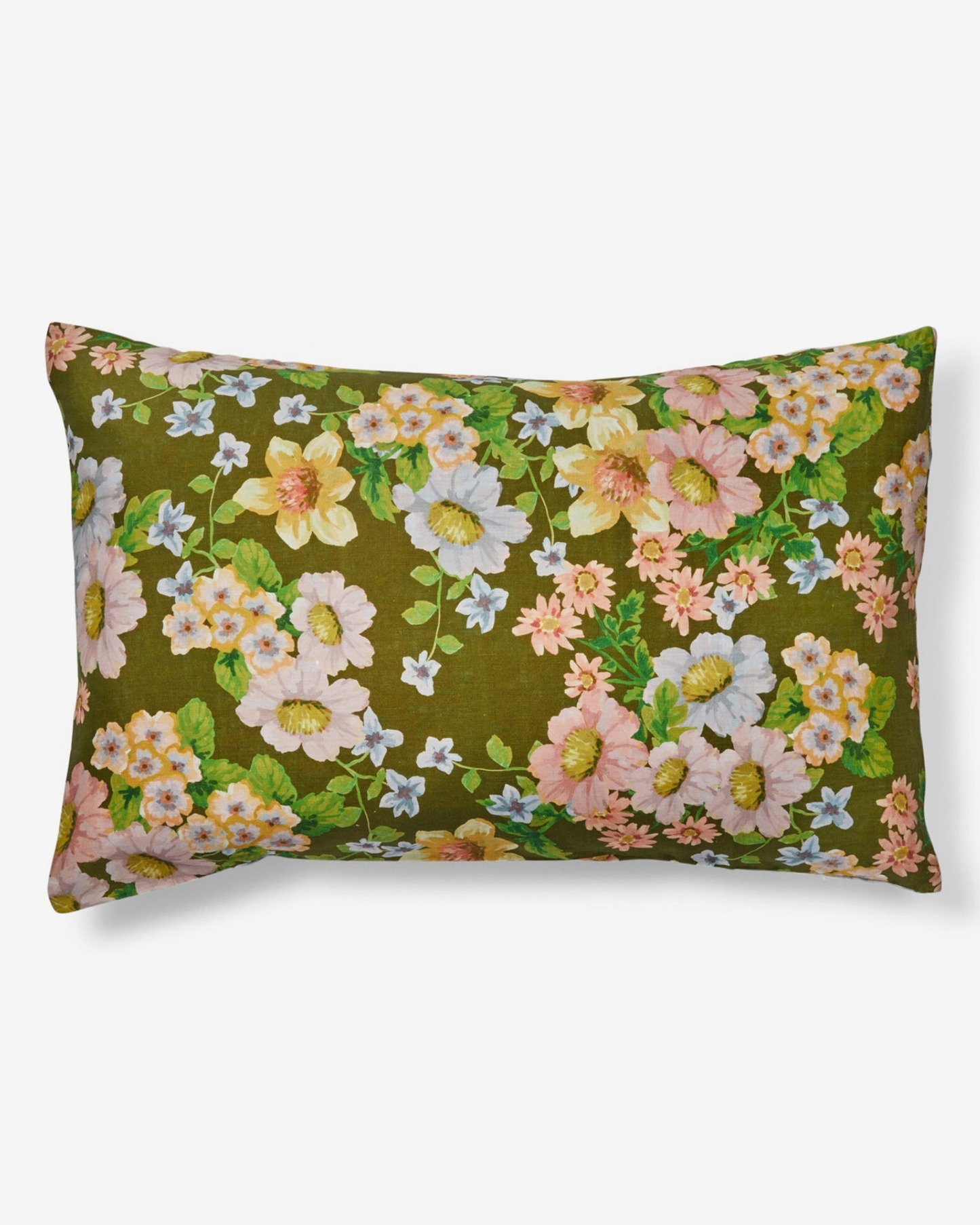 BUTTERCUP OLIVE STANDARD PILLOWCASES (SET OF 2)