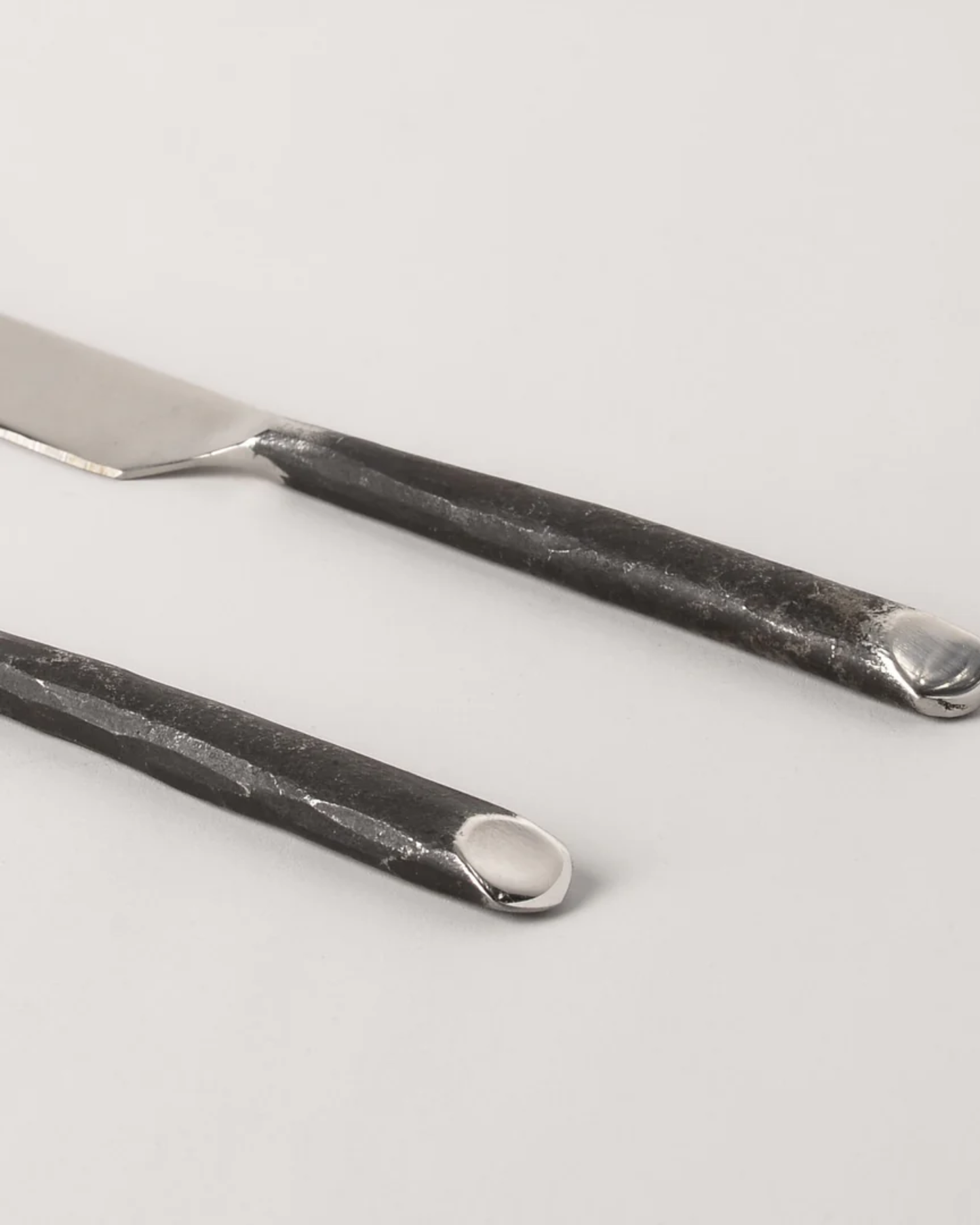 BURNISHED 'SLICED' HANDLE KNIFE - CHEESE