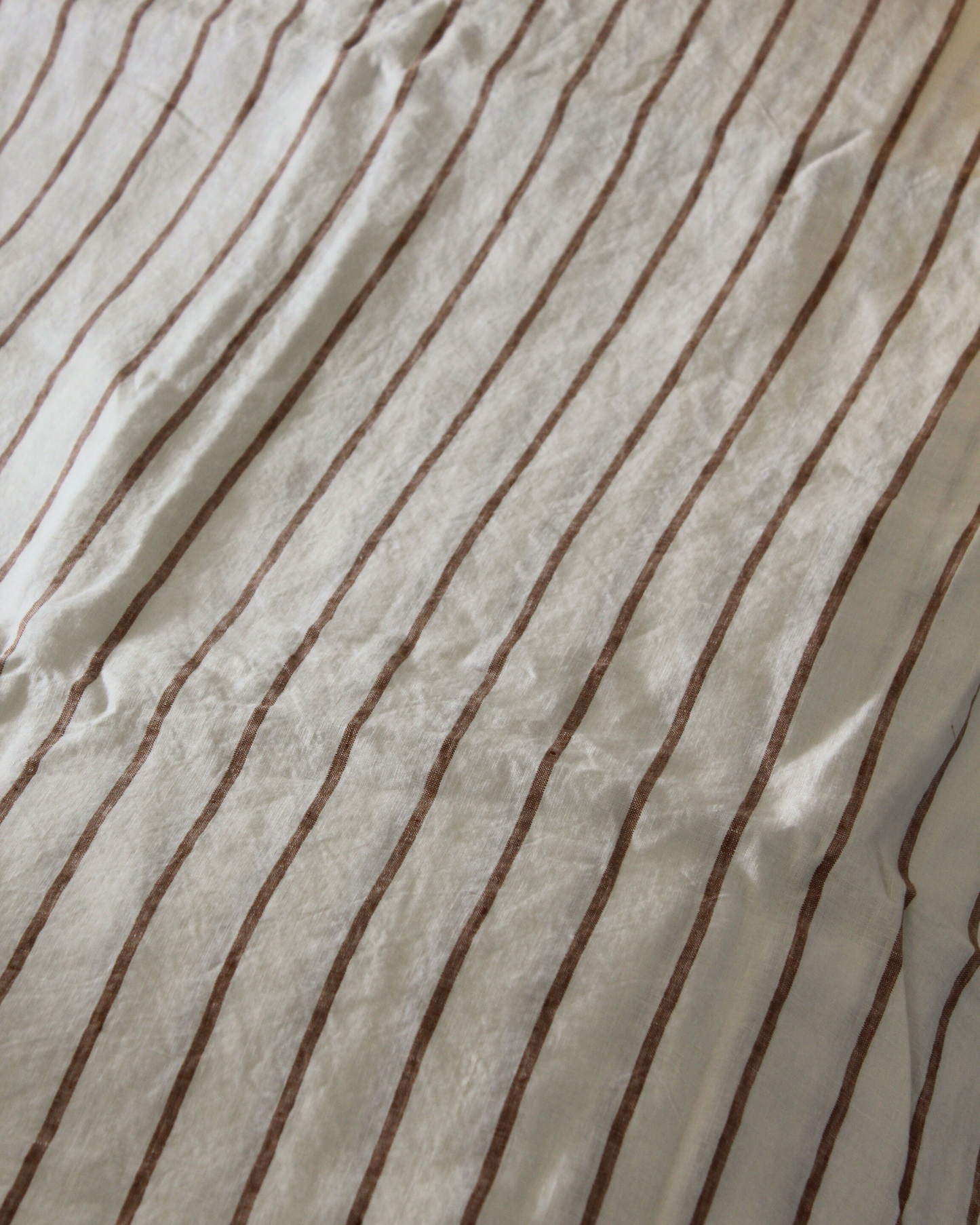 LE LIN GINGER STRIPE STANDARD PILLOW CASES