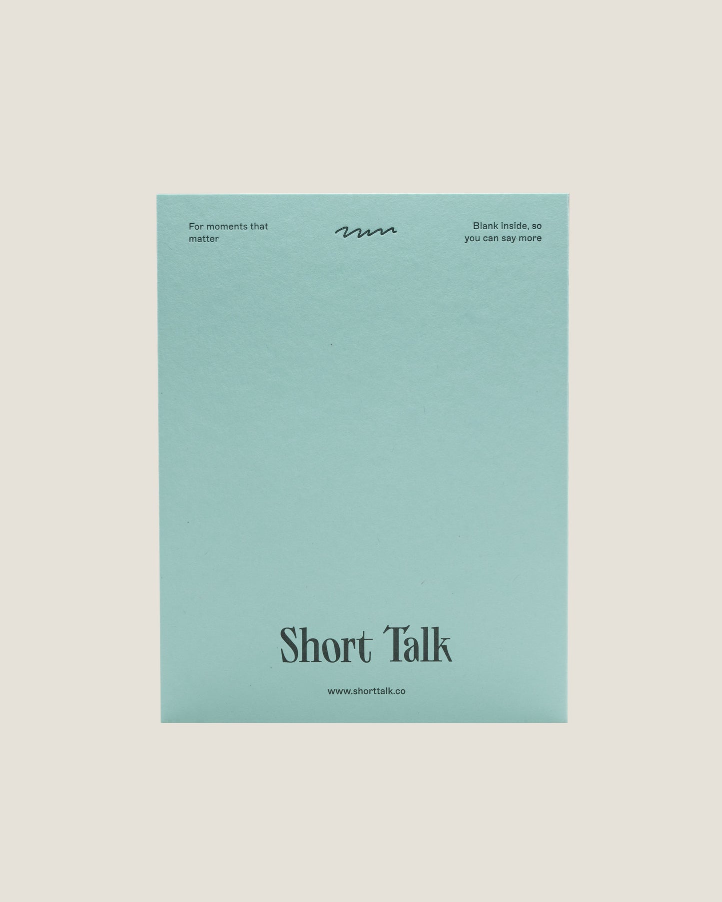 HOOLEY DOOLEY - SHORT TALK GREETING CARD