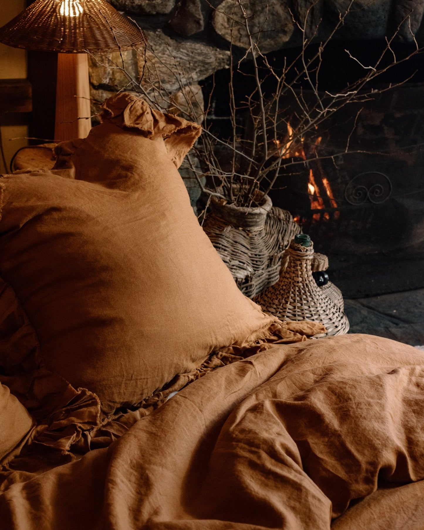 LE LIN TOFFEE DUVET