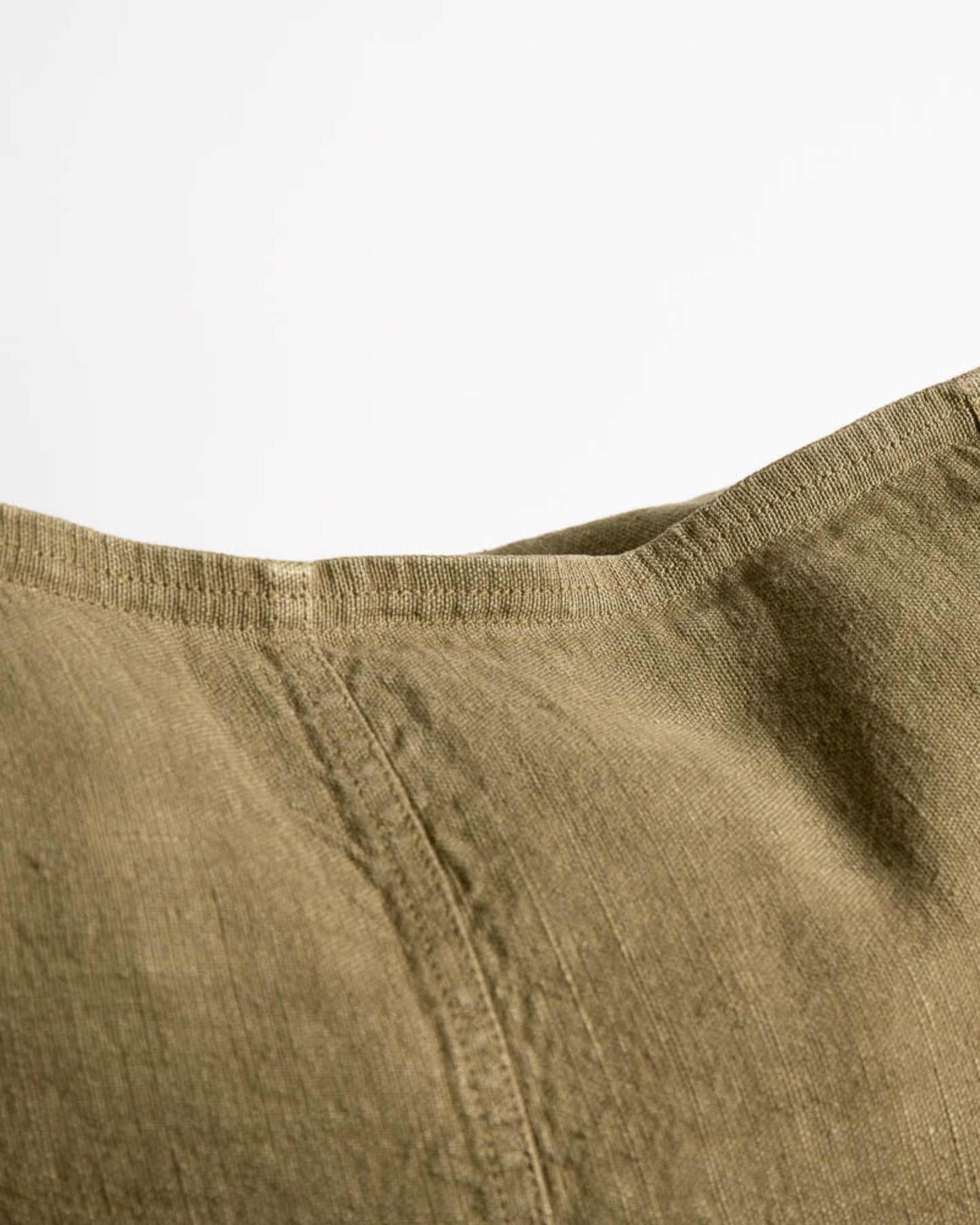 LUCA LINEN LONG LUMBAR COVER - OLIVE