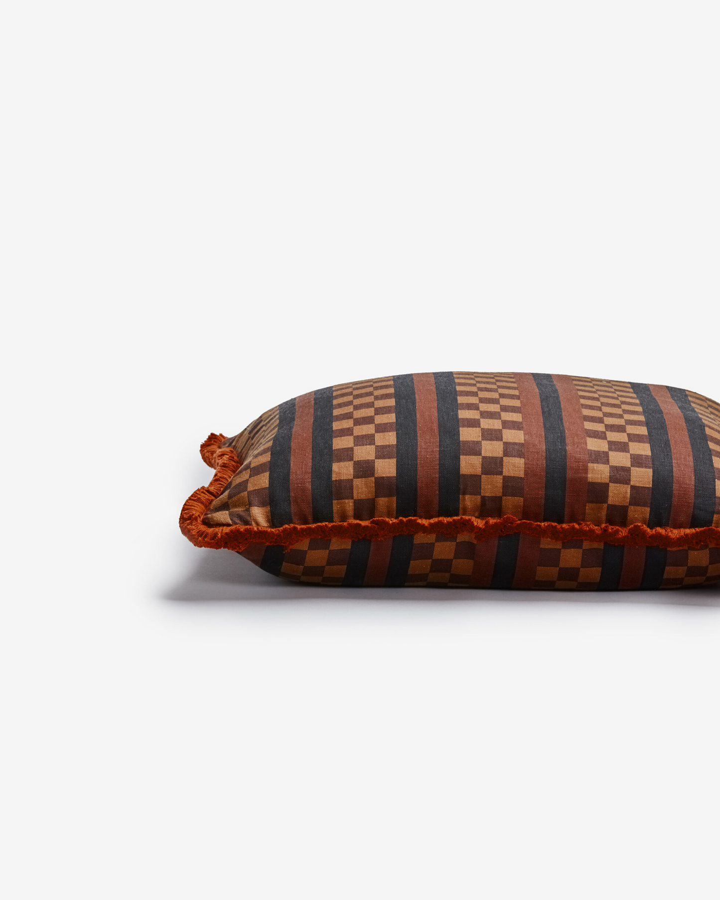MARCO TILE - CHOCOLATE CUSHION COVER 50x50