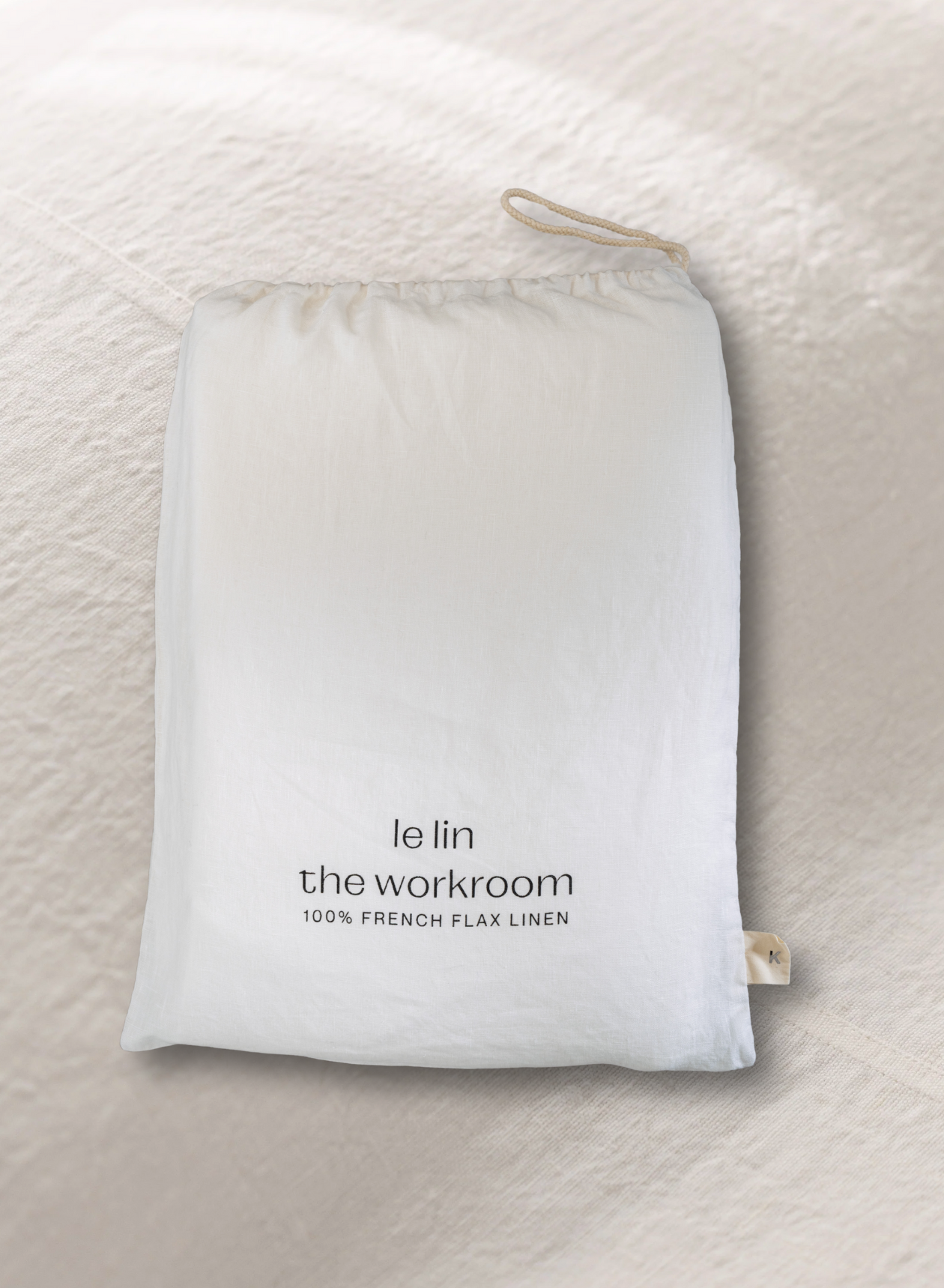 LE LIN - STANDARD PILLOW CASE SET - WHITE