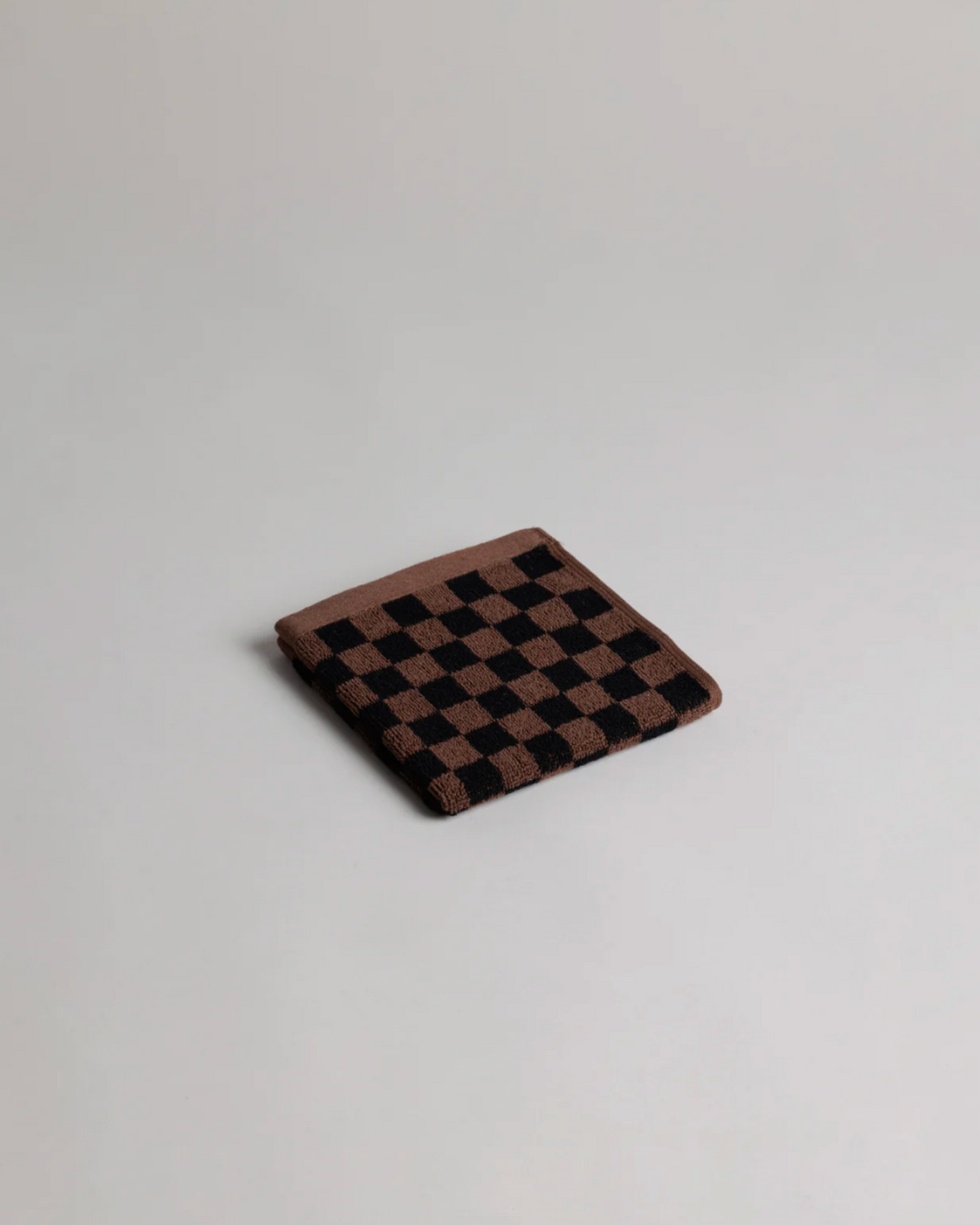 QUILL FACE CLOTHS - TABAC & NOIR