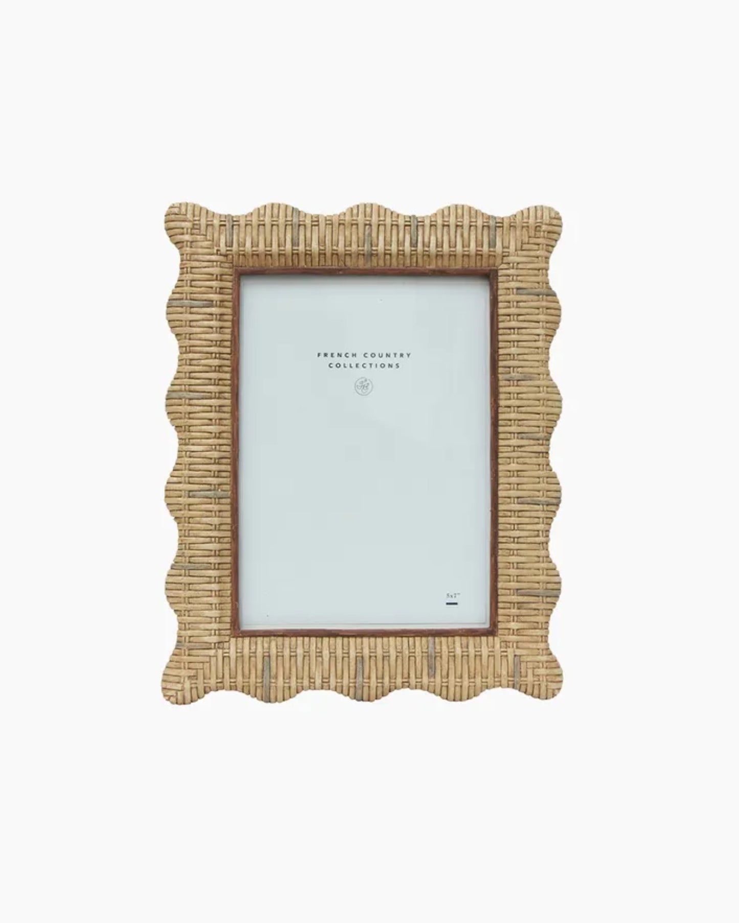 Rattan Wavy Photo Frame 5x7