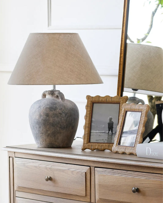 Rattan Wavy Photo Frame 5x7