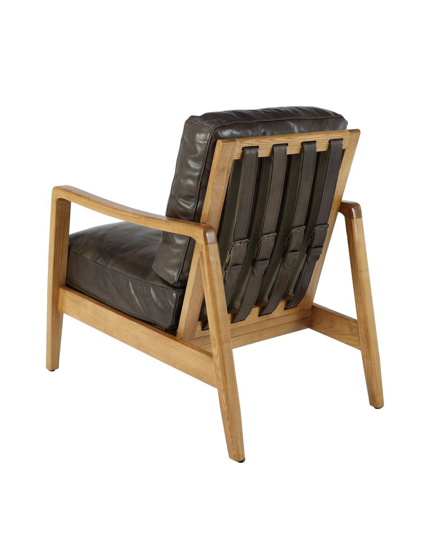 REID ARMCHAIR - BROWN LEATHER