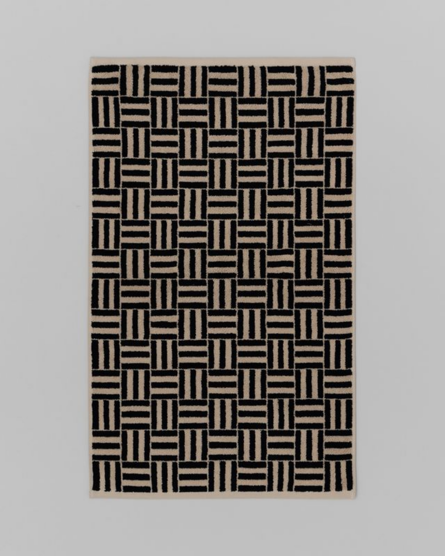 SAROMA BATH MAT - SAND & NOIR