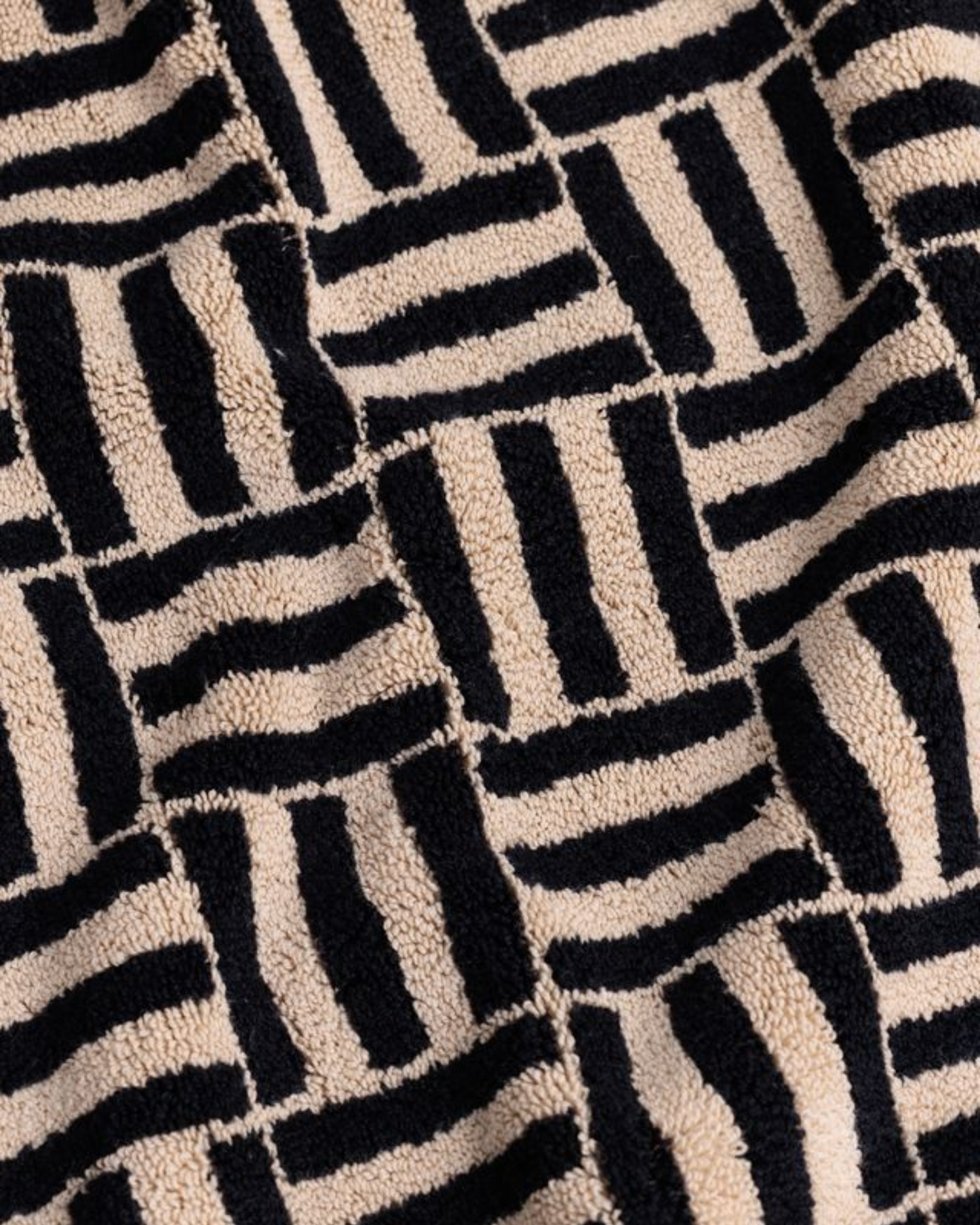 SAROMA BATH MAT - SAND & NOIR