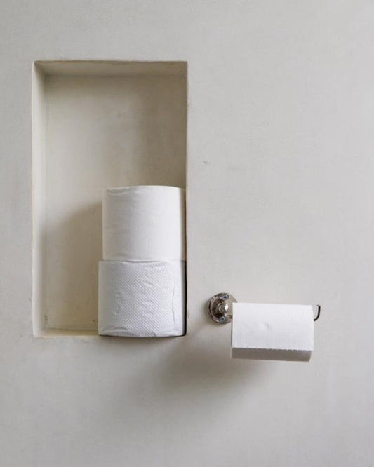STOWAWAY TOILET PAPER HOLDER