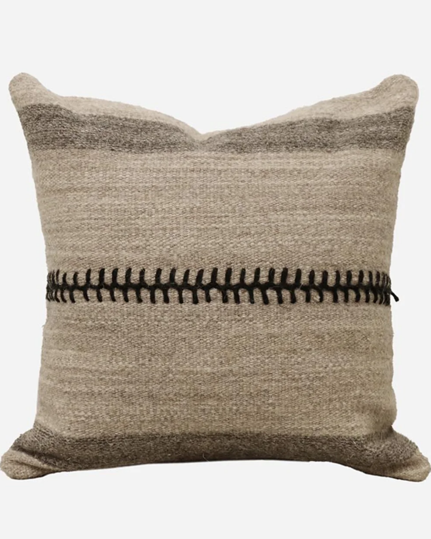 Tribal Wool Woven Cushion Cover In Earth Tones