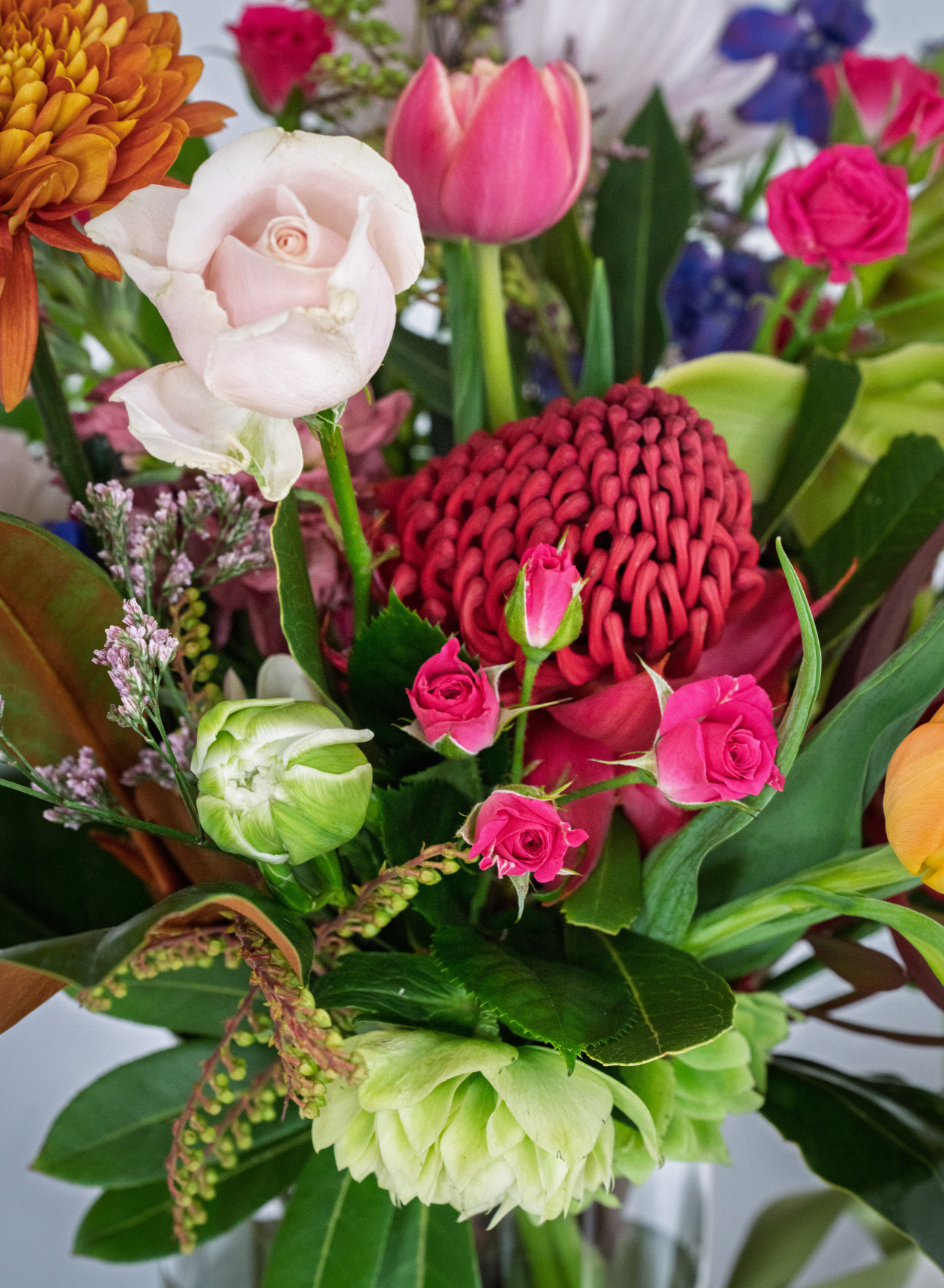 FRESH FLOWERS IN A VASE