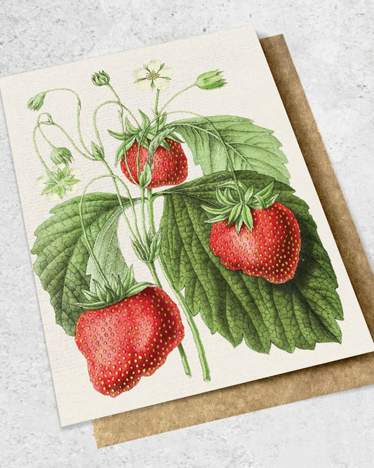 VINTAGE BOTANICAL STRAWBERRY - GIFT CARD