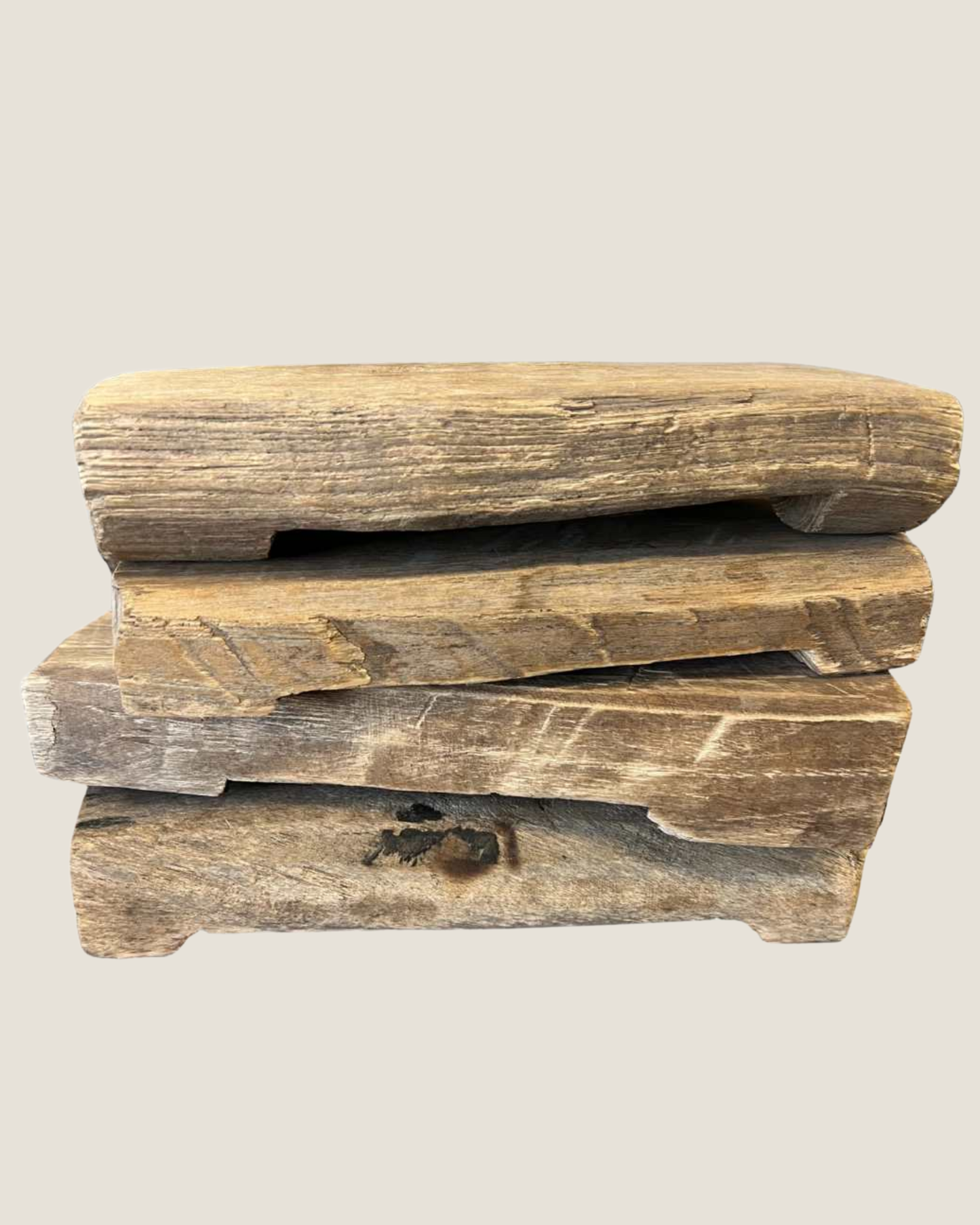 VINTAGE WOOD RISER - LIGHT