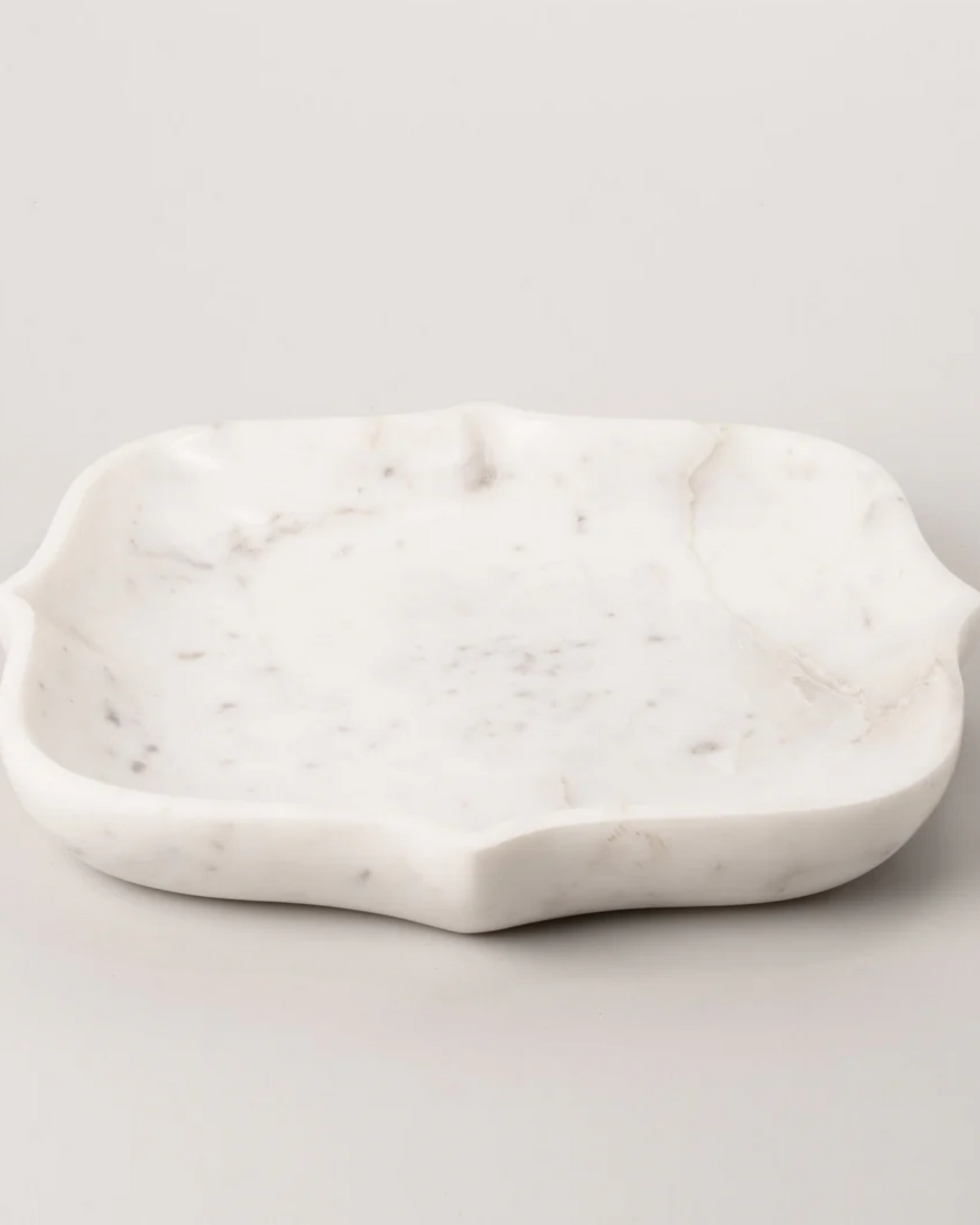 SQUARE MARBLE ISHA BOWL - LARGE