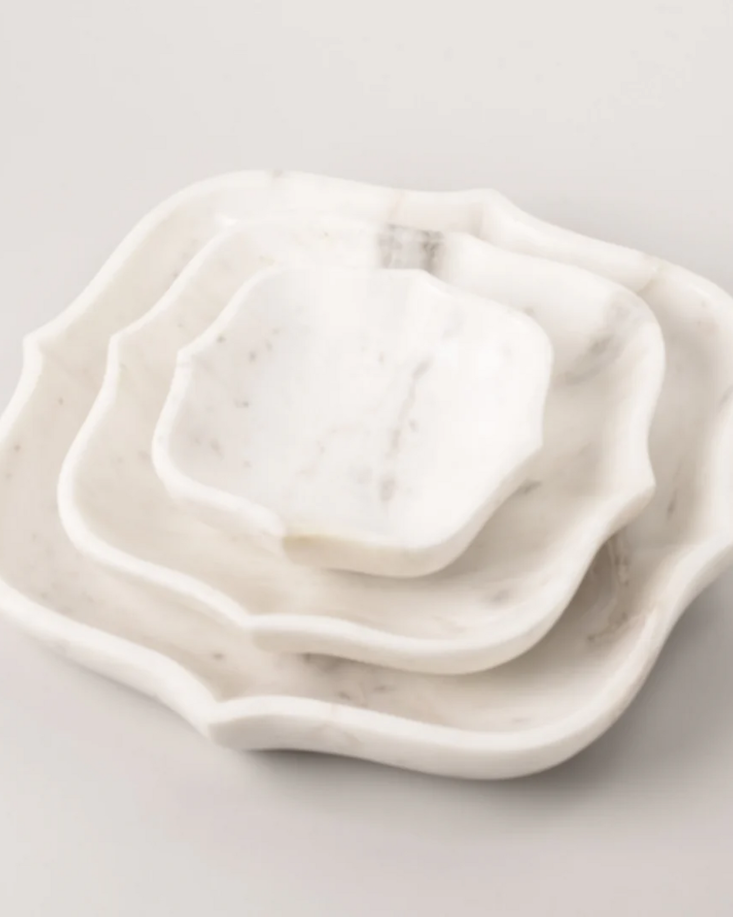 SQUARE MARBLE ISHA BOWL - LARGE