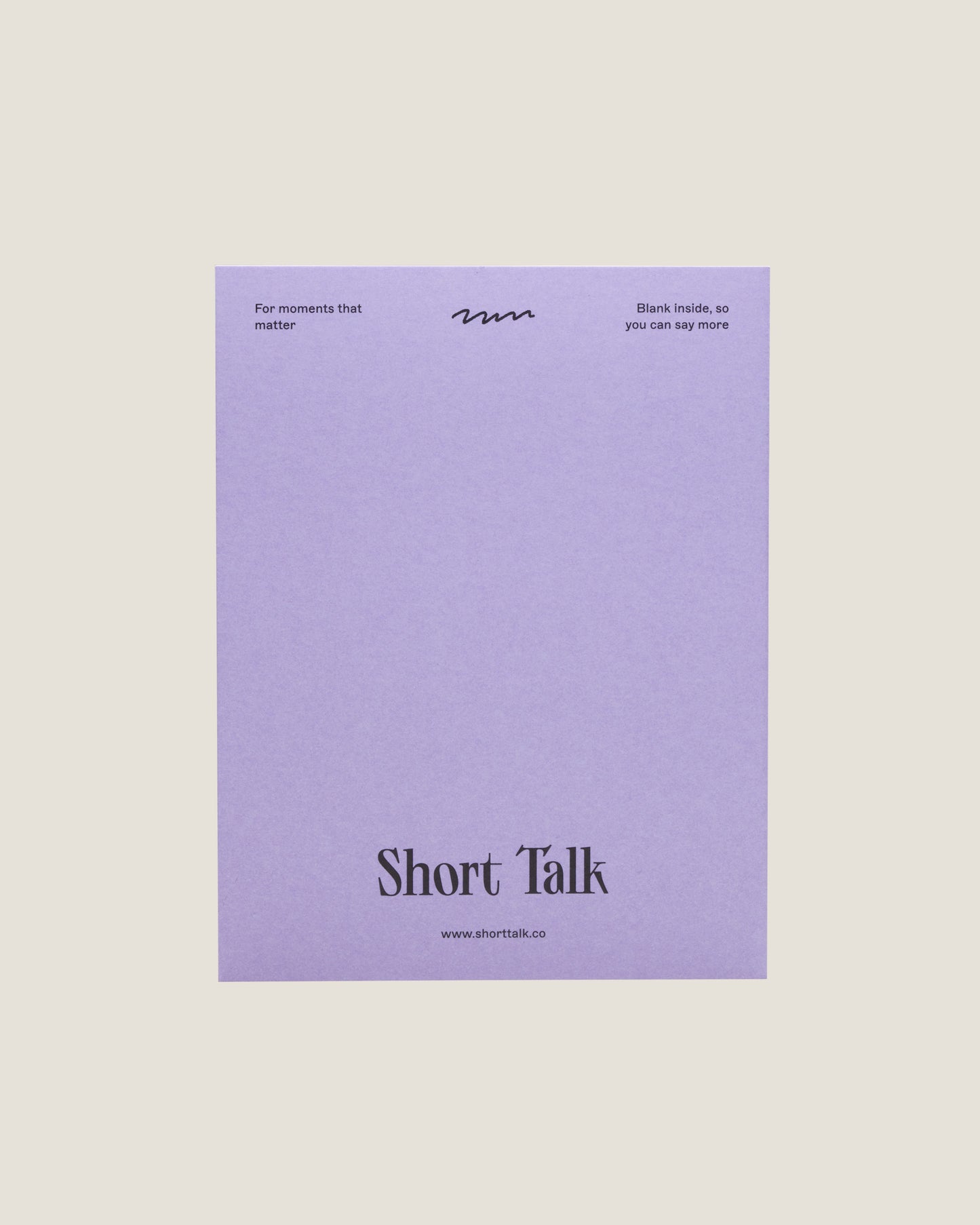 YES YOU TWO - SHORT TALK GREETING CARD