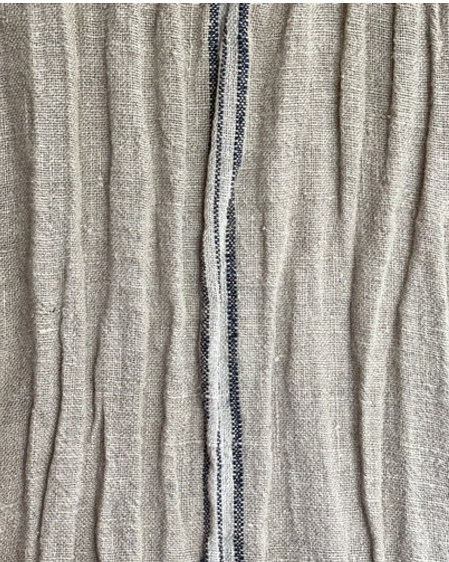 ANGASTON HANDLOOMED BEDCOVER - BLUE STRIPE