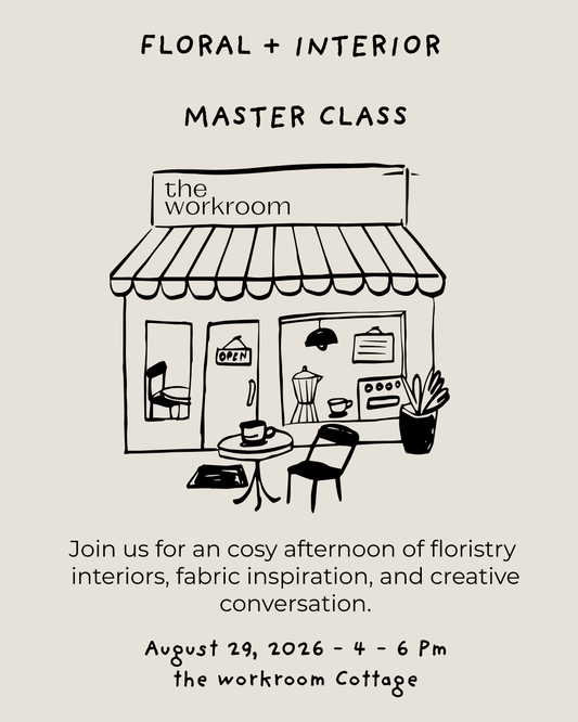 THE WORKROOM WINTER FLORAL AND INTERIOR MASTER CLASS