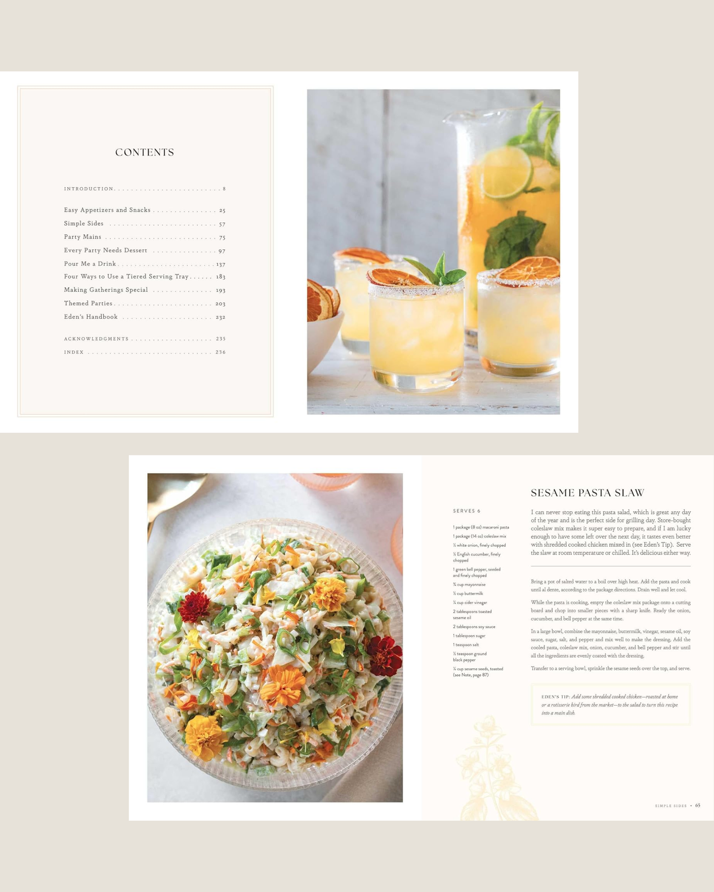 ENTERTAINING WITH CHARM - EDEN PASSANTE