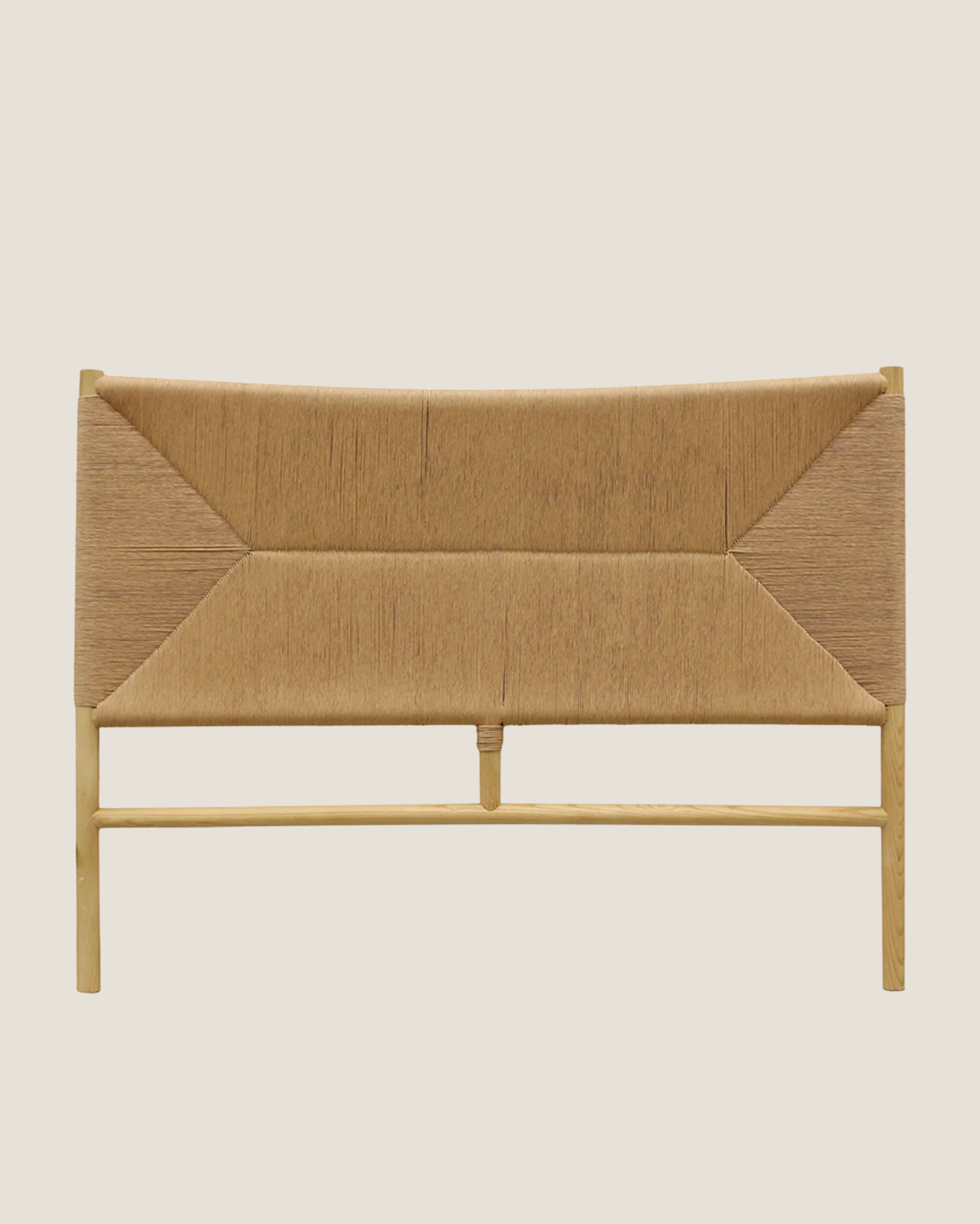 ANCHORAGE WOVEN LOOM HEADBOARD - LIGHT SAND