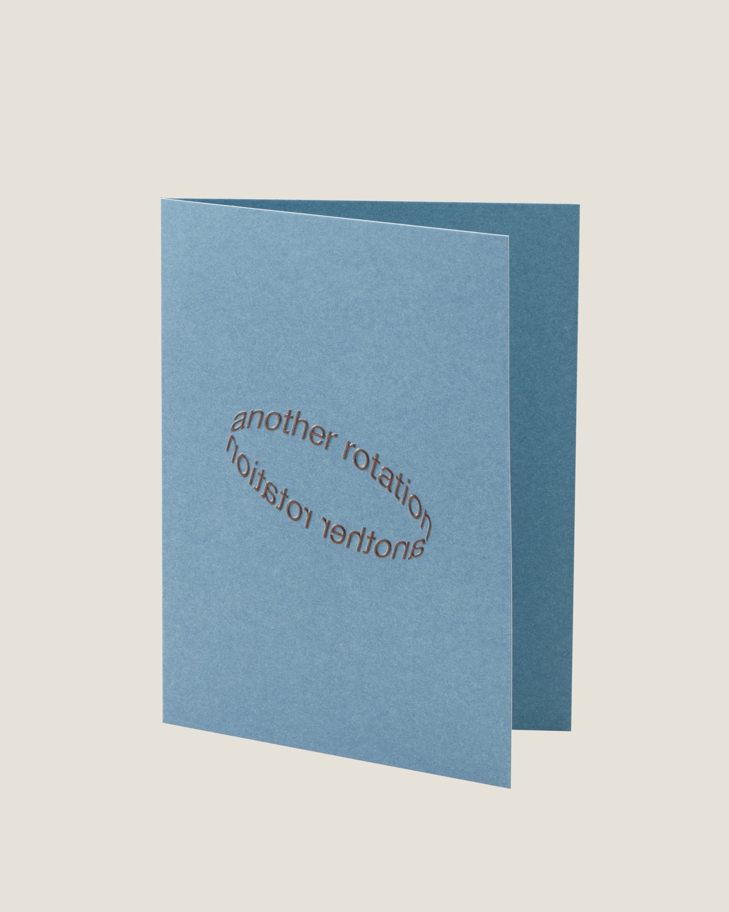 ANOTHER ROTATION - SHORT TALK GREETING CARD