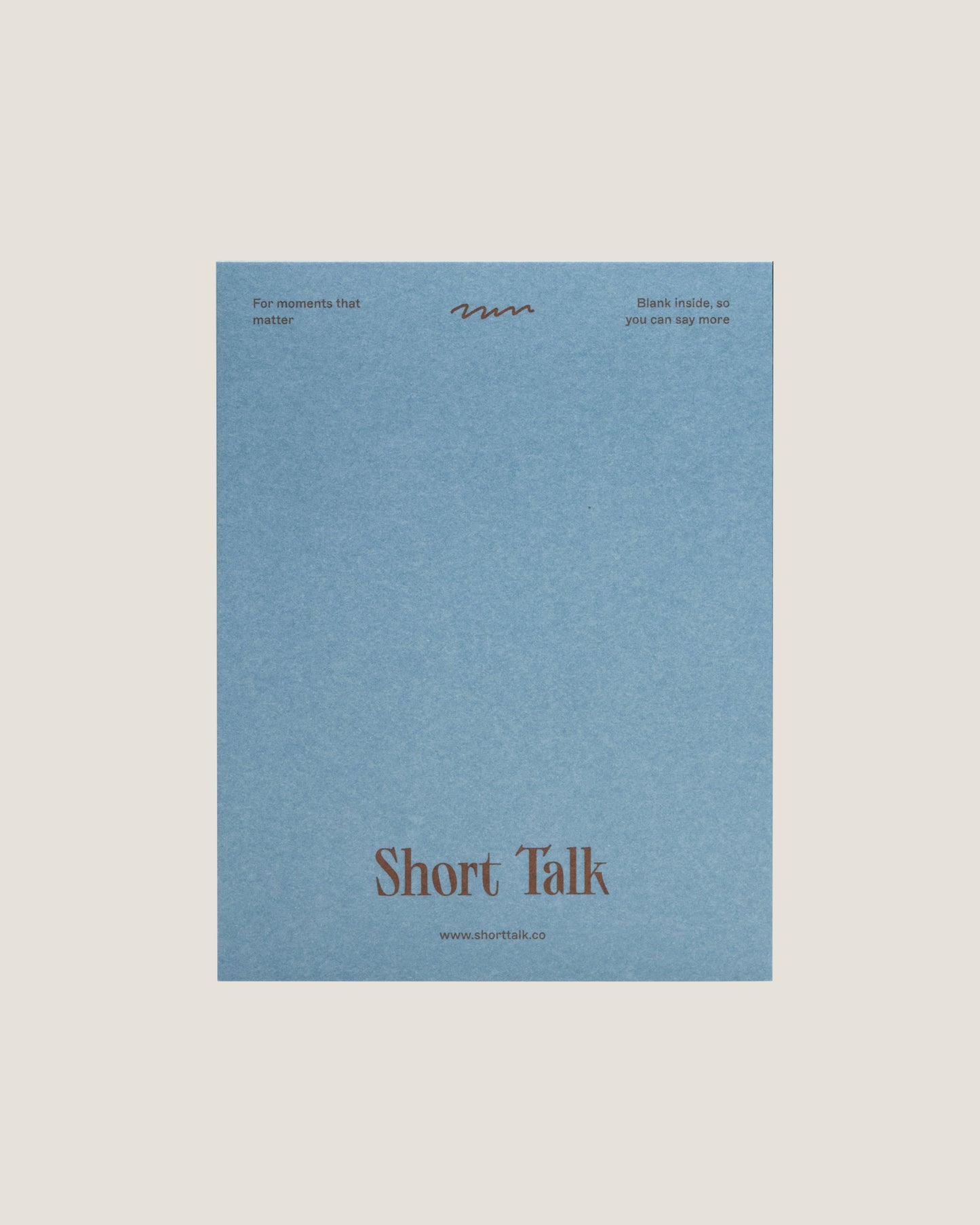 ANOTHER ROTATION - SHORT TALK GREETING CARD