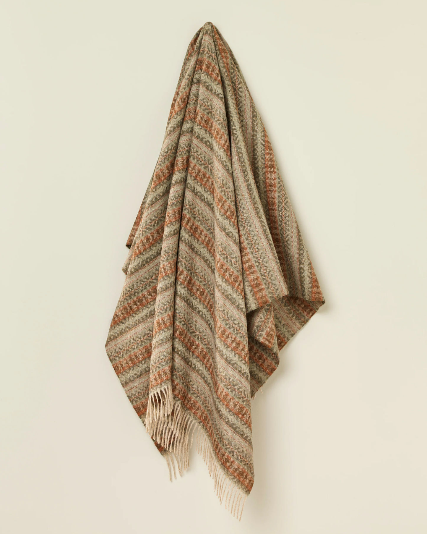 AYR NZ WOOL THROW - SAGE