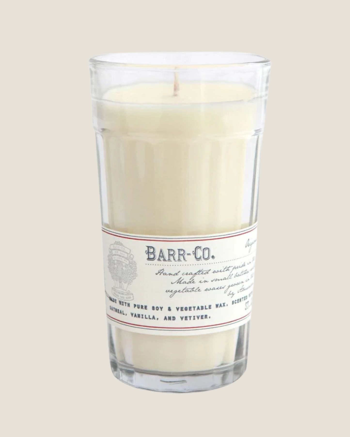 BARR - CO MILK GLASS CANDLE
