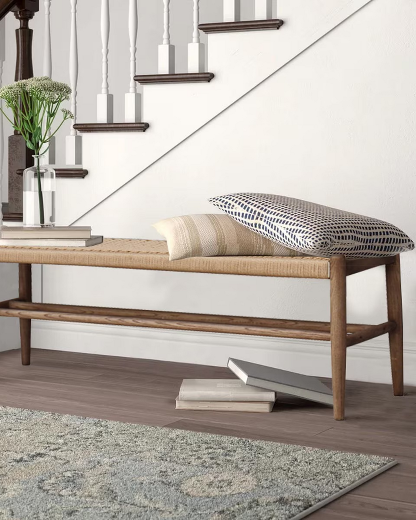 Chinese Oak Bench Seat
