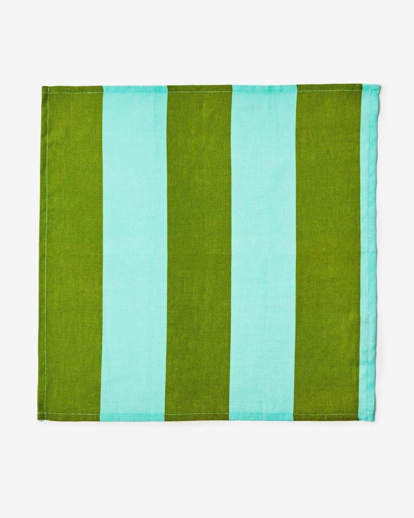 BIG STRIPE MINT NAPKINS