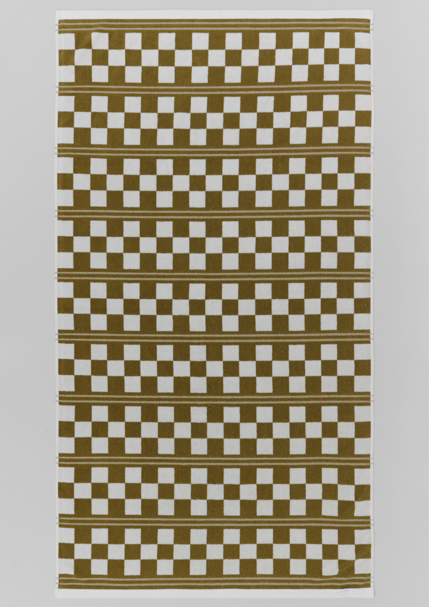 BUSBY POOL TOWEL - CAPER & CHALK