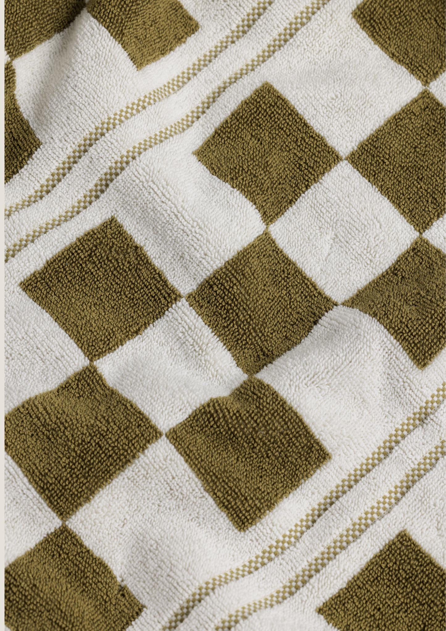 BUSBY POOL TOWEL - CAPER & CHALK