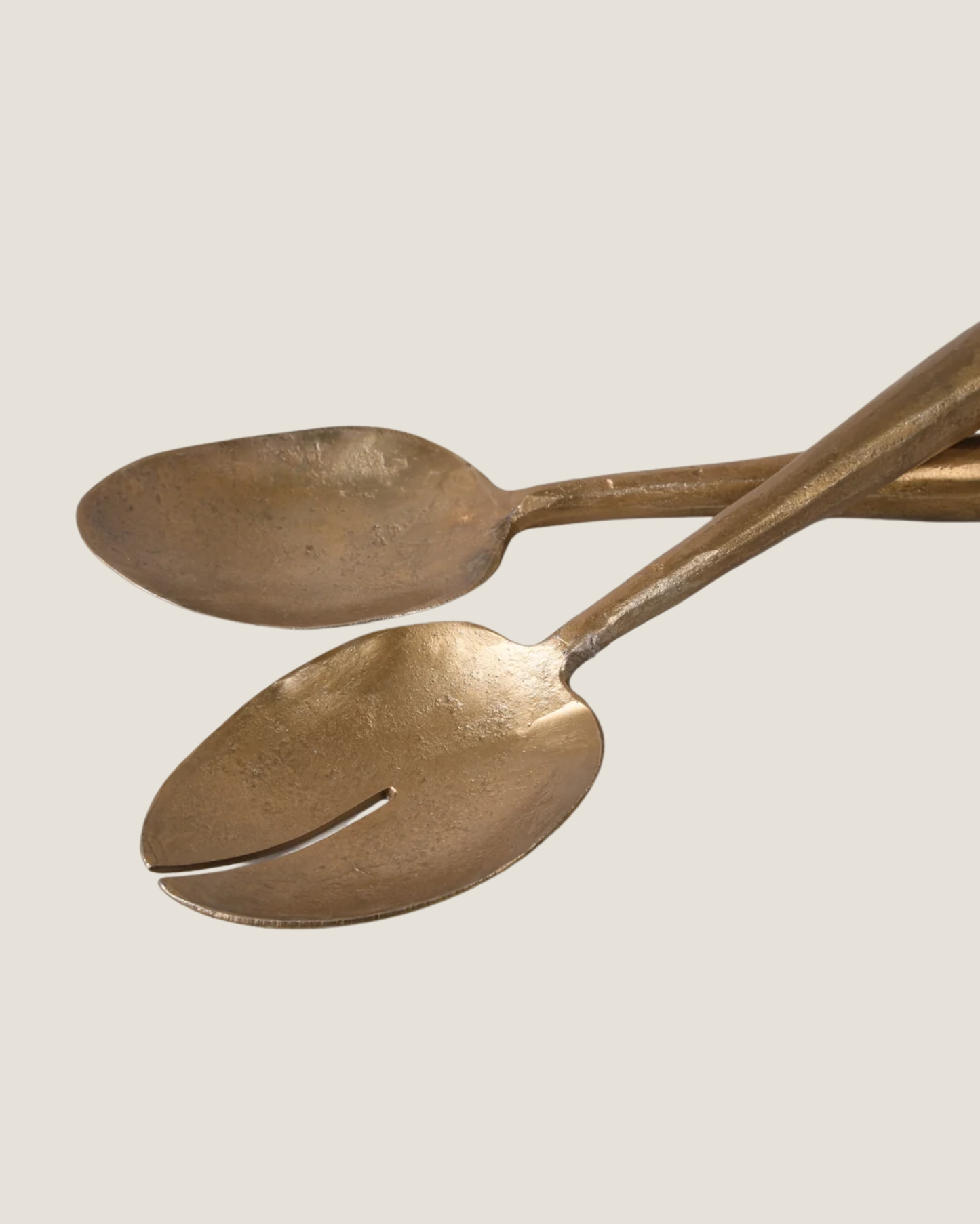 BRASS FORGED SALAD SERVERS