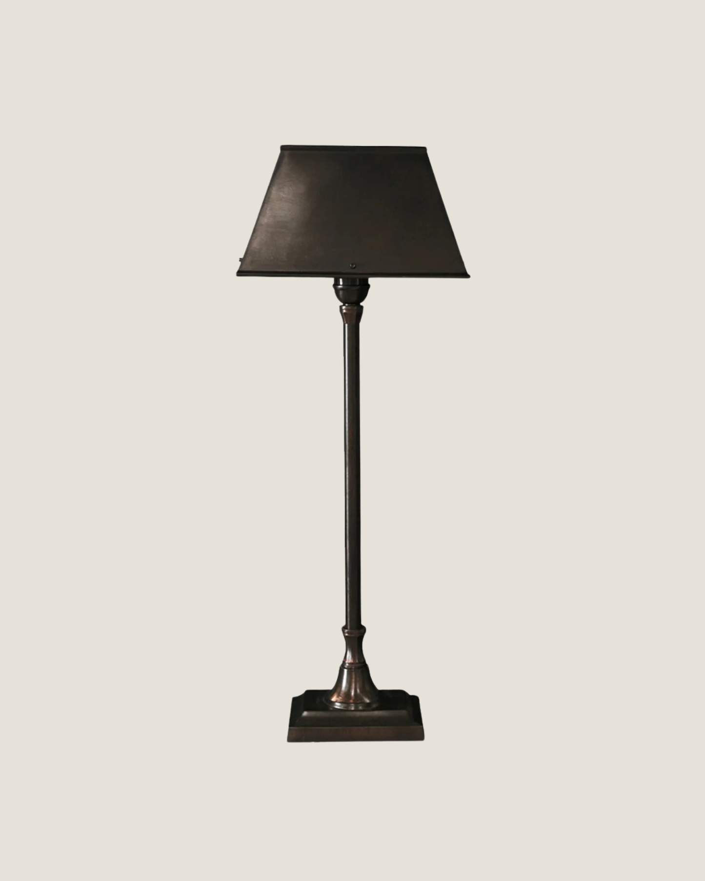 BROOKLYN DARK BRONZE - LAMPBASE WITH METAL SHADE