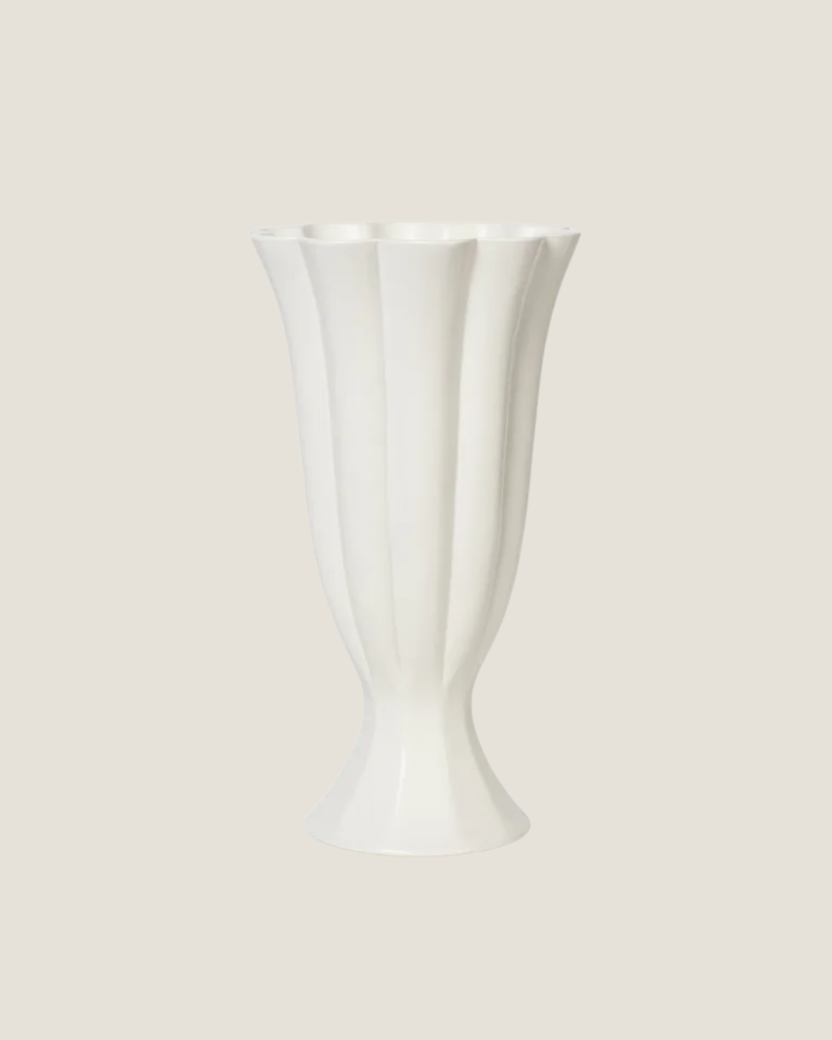 HELI  VASE - CREAM