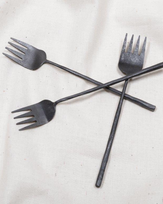 BURNISHED TAPAS FORK