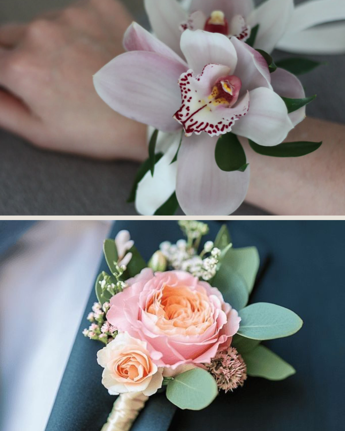 MAC HIGH SCHOOL FORMAL - CORSAGE + BUTTON HOLE  SPECIAL COMBO DEAL