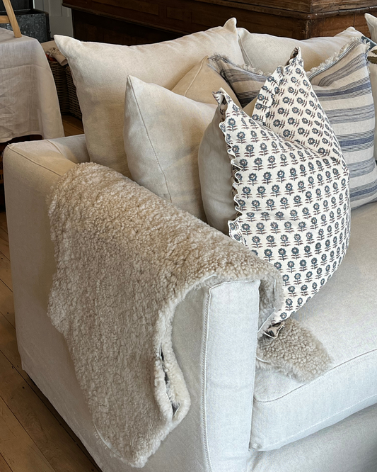 CHALET TWO SEAT SOFA - SALT AND PEPPER
